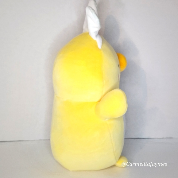 🐣 AIMEE 🐥 Chick w Floral Belly & Bunny Ears HugMee Easter 2024 Squishmallow - Picture 6 of 7